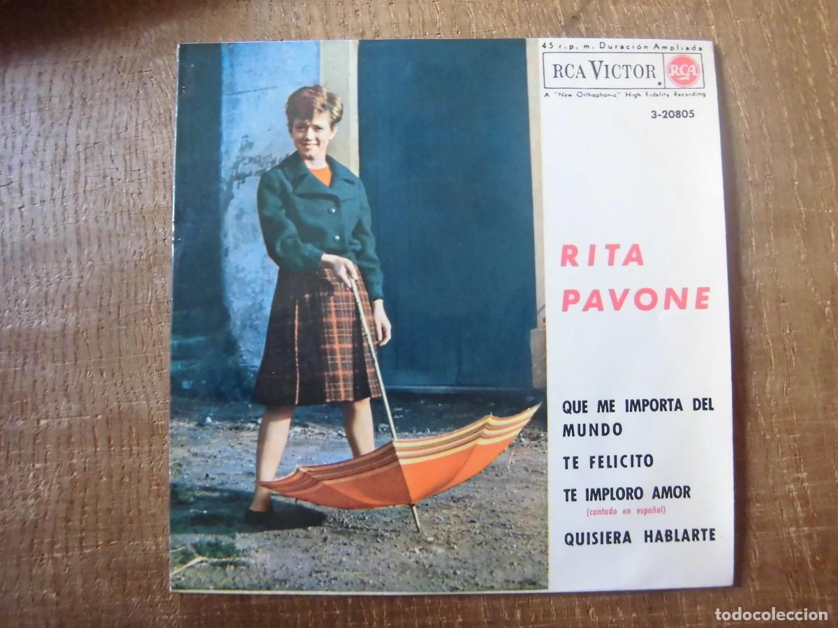 Discos de vinilo: SINGLE VINILO 45 RPM RITA PAVONE - Foto 1