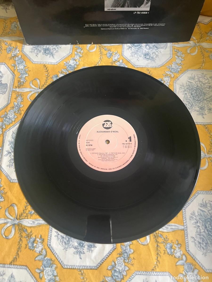 Discos de vinilo: Alexander ONeal &lrm;&ndash; Criticize (Special 12&rdquo; Mixes) - Foto 3