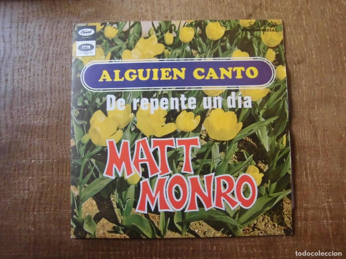 Discos de vinilo: SINGLE VINILO 45 RPM MATT MONRO - Foto 1