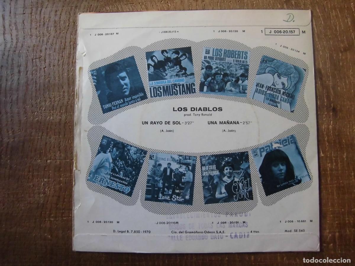 Discos de vinilo: SINGLE VINILO 45 RPM LOS DIABLOS - Foto 2