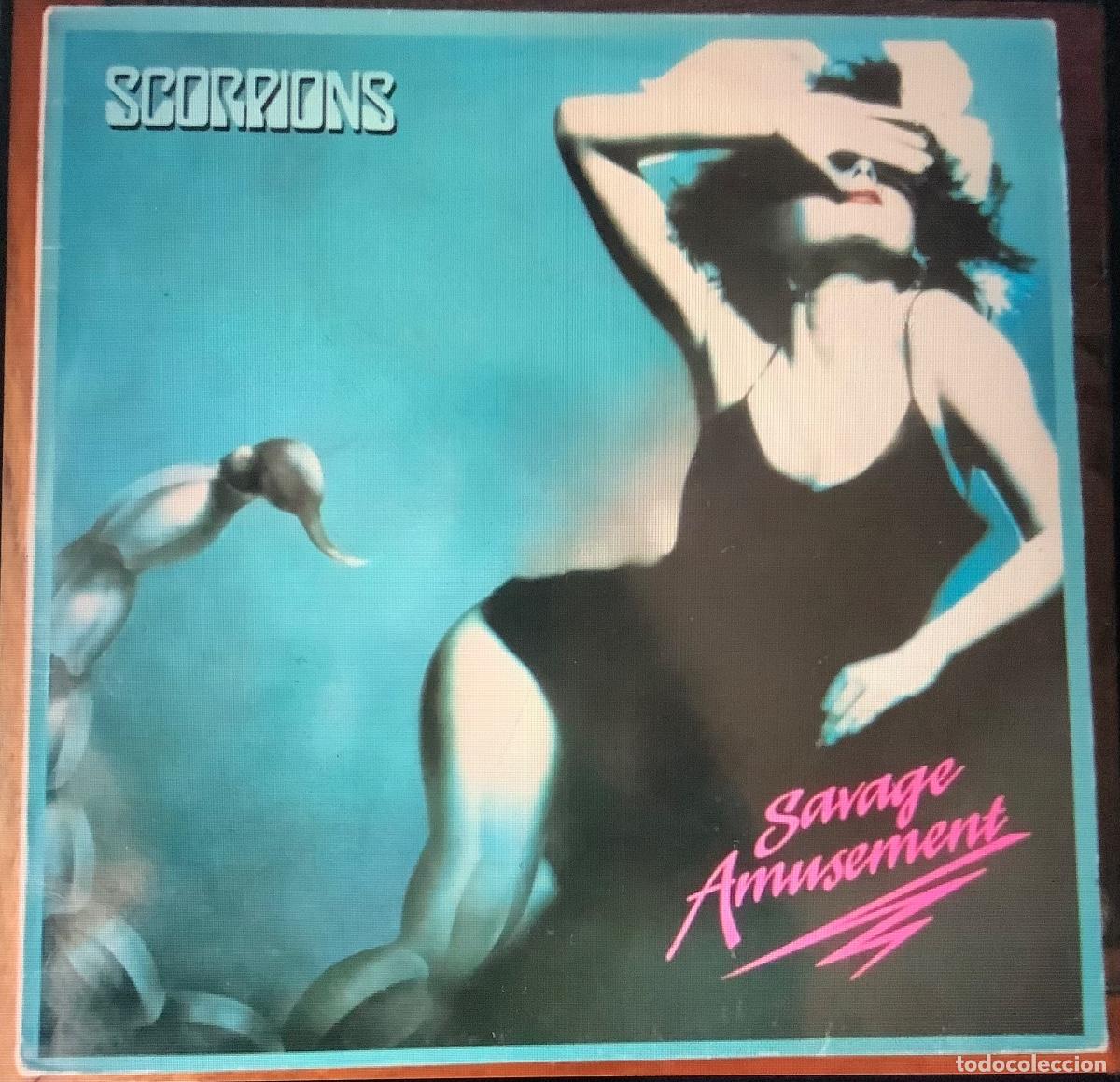 Discos de vinilo: LP SCORPIONS SAVAGE AMUSEMENT - Foto 1