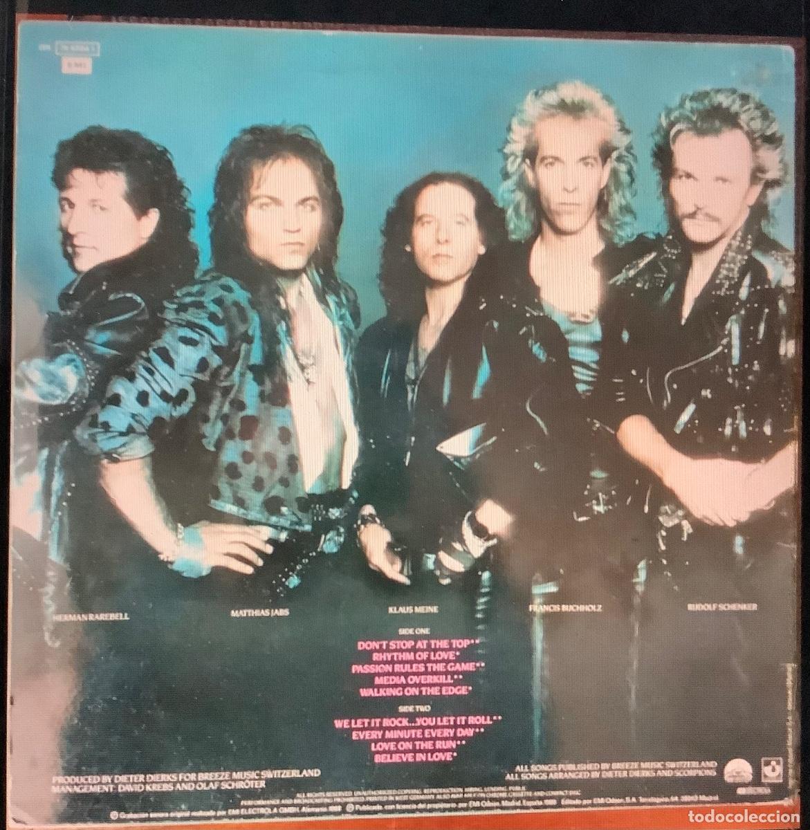 Discos de vinilo: LP SCORPIONS SAVAGE AMUSEMENT - Foto 2