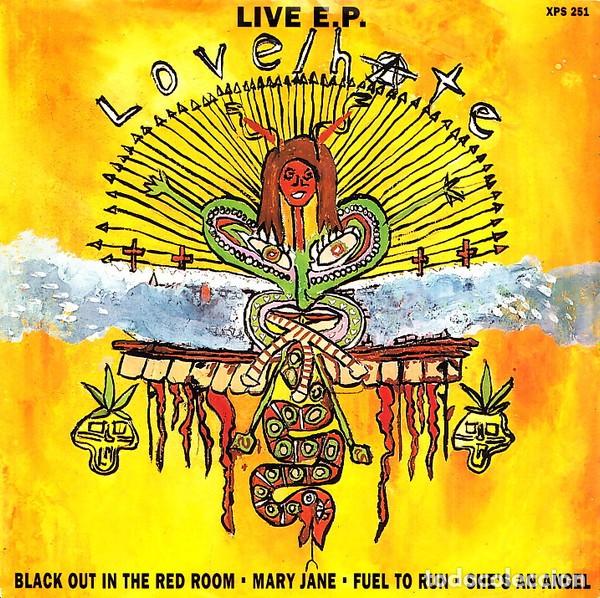 Discos de vinilo: Love/Hate &ndash; Live E.P. PROMO - Foto 1