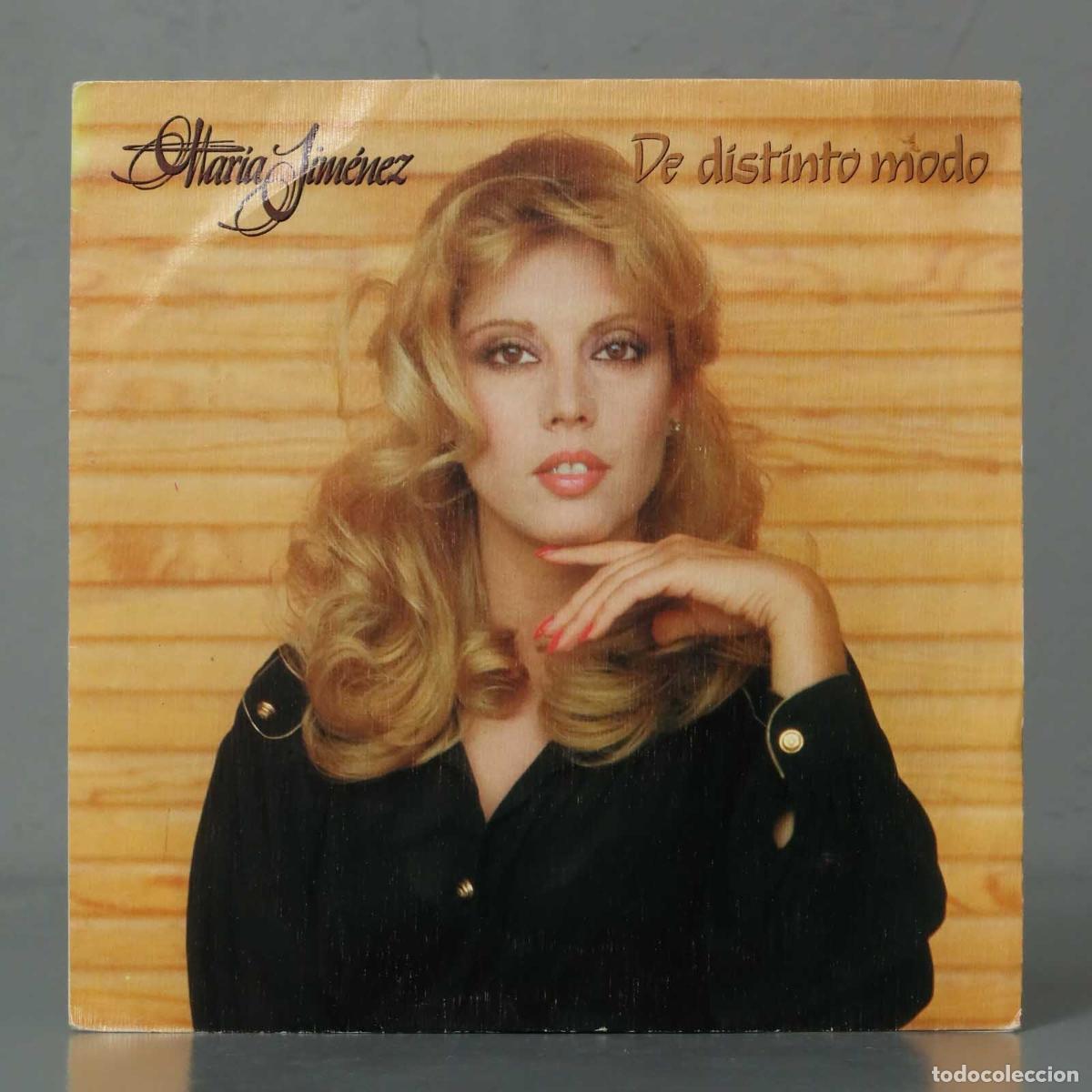 Discos de vinilo: SINGLE. Mar&iacute;a Jim&eacute;nez &ndash; De Distinto Modo - Foto 1
