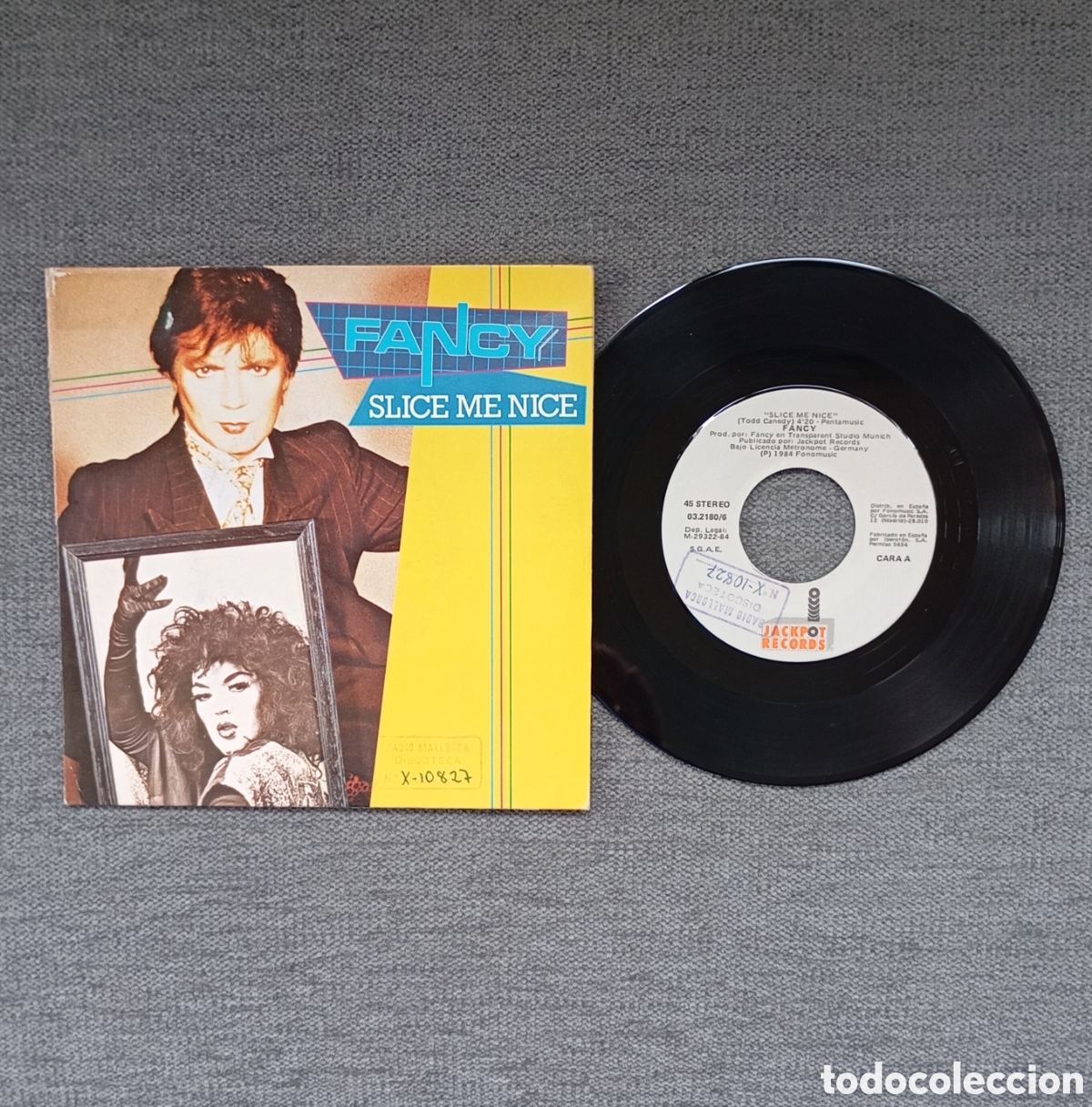 Discos de vinilo: Fancy. Slice Me Nice/ Come Inside. Single 7&rdquo;, a&ntilde;o 1985. - Foto 1