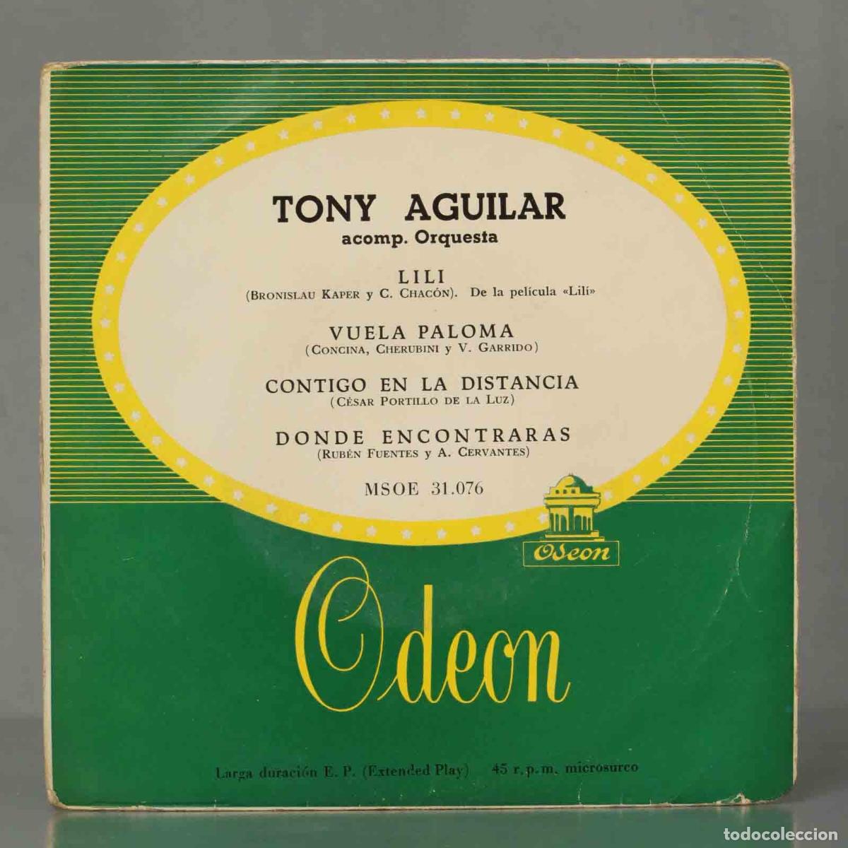 Discos de vinilo: EP. TONY AGUILAR. LILI - Foto 1