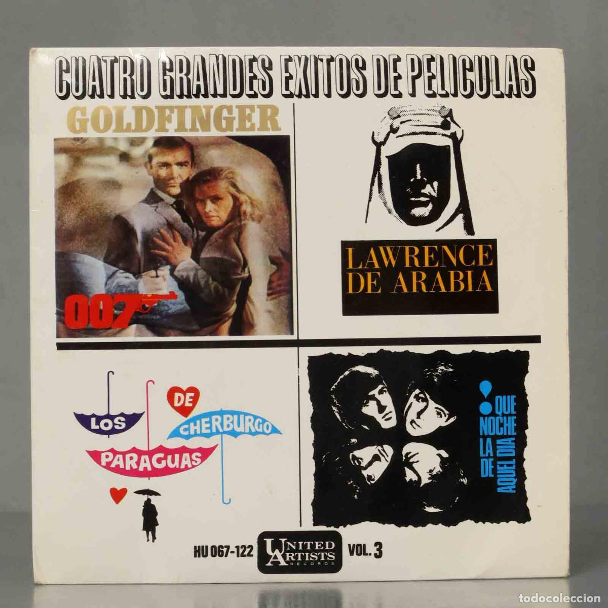 Discos de vinilo: EP. Cuatro Grandes Exitos De Pel&iacute;culas Vol. 3 - Foto 1