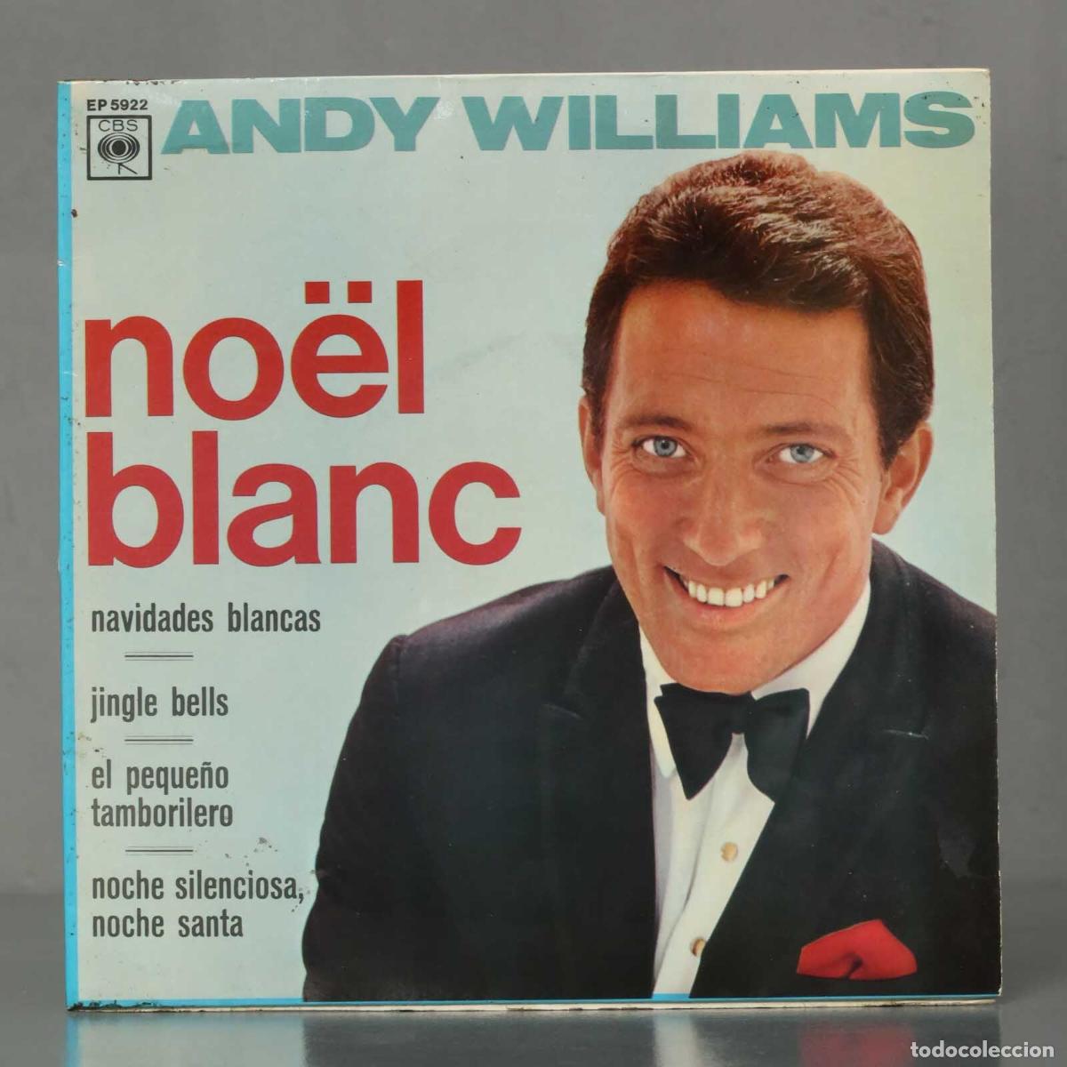 Discos de vinilo: EP. Andy Williams &ndash; No&euml;l Blanc - Foto 1