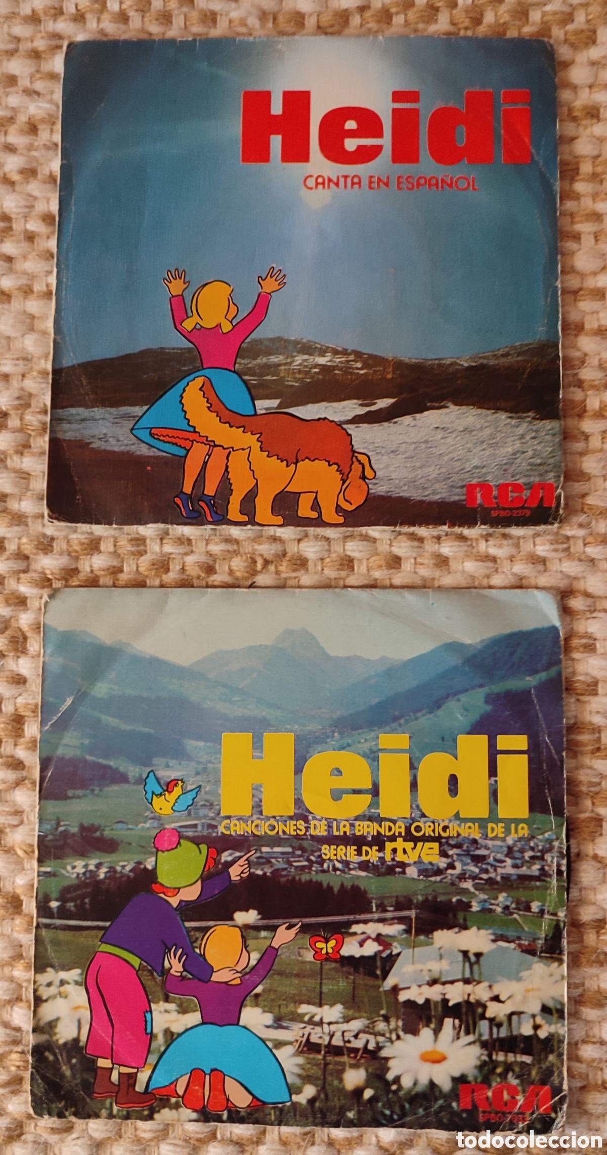 Discos de vinilo: Lote 2 EPs. Heidi canta en espa&ntilde;ol. RCA - Foto 3