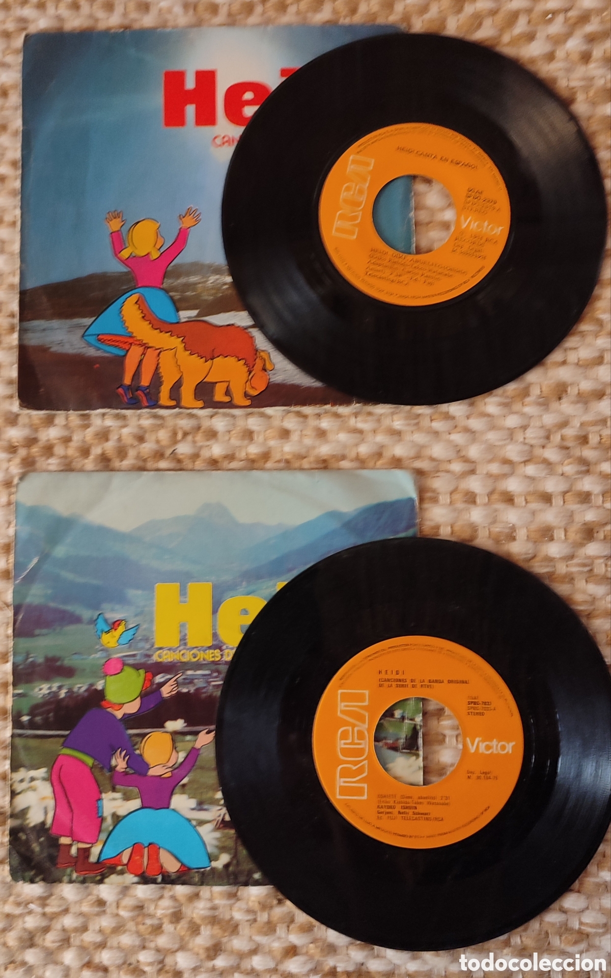 Discos de vinilo: Lote 2 EPs. Heidi canta en espa&ntilde;ol. RCA - Foto 1