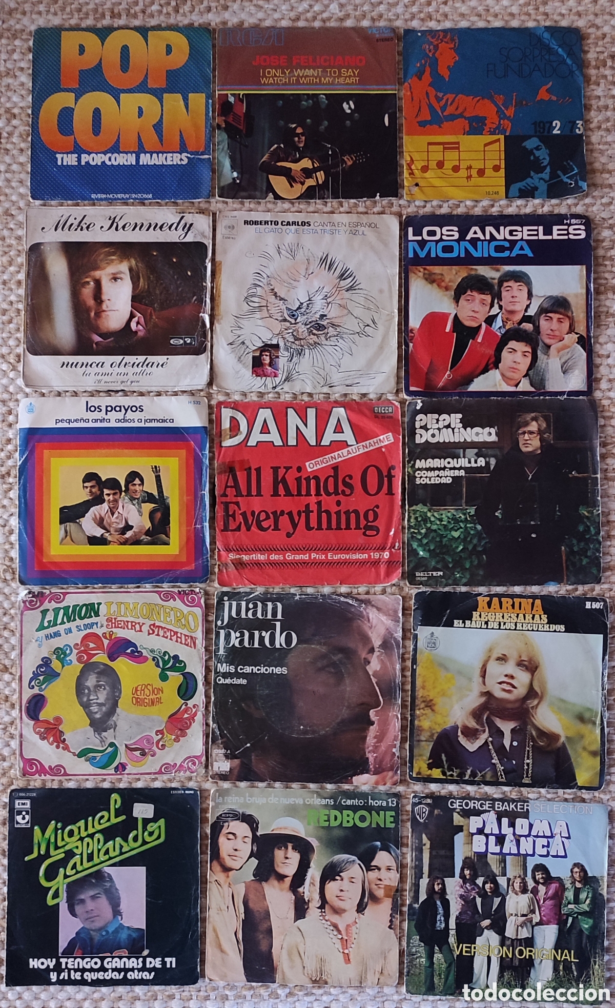 Discos de vinilo: Lote 12 EPs a&ntilde;os 60/70 Espala - Foto 1