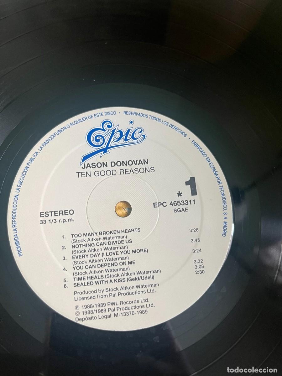 Discos de vinilo: Jason Donovan &lrm;&ndash; Ten Good Reasons - Foto 6