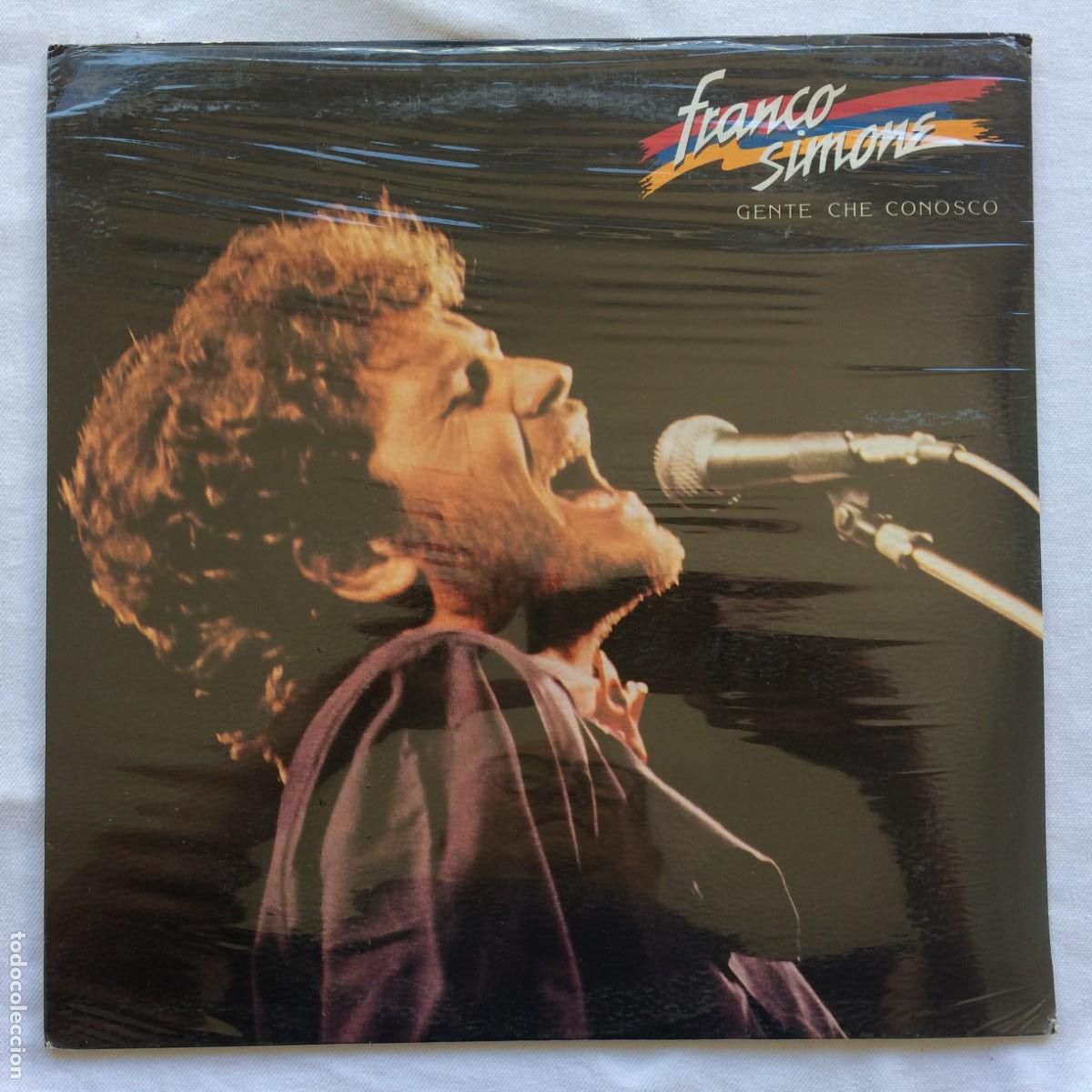 Discos de vinilo: Franco Simone &lrm;&ndash; Gente Che Conosco Italy 1982 - Foto 1