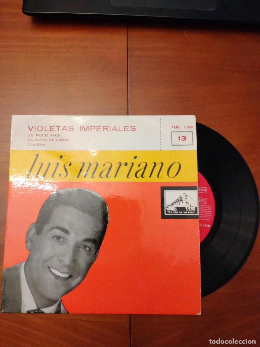 Discos de vinilo: Luis Mariano, Violetas imperiales. EMI ODE&Oacute;N - Foto 1