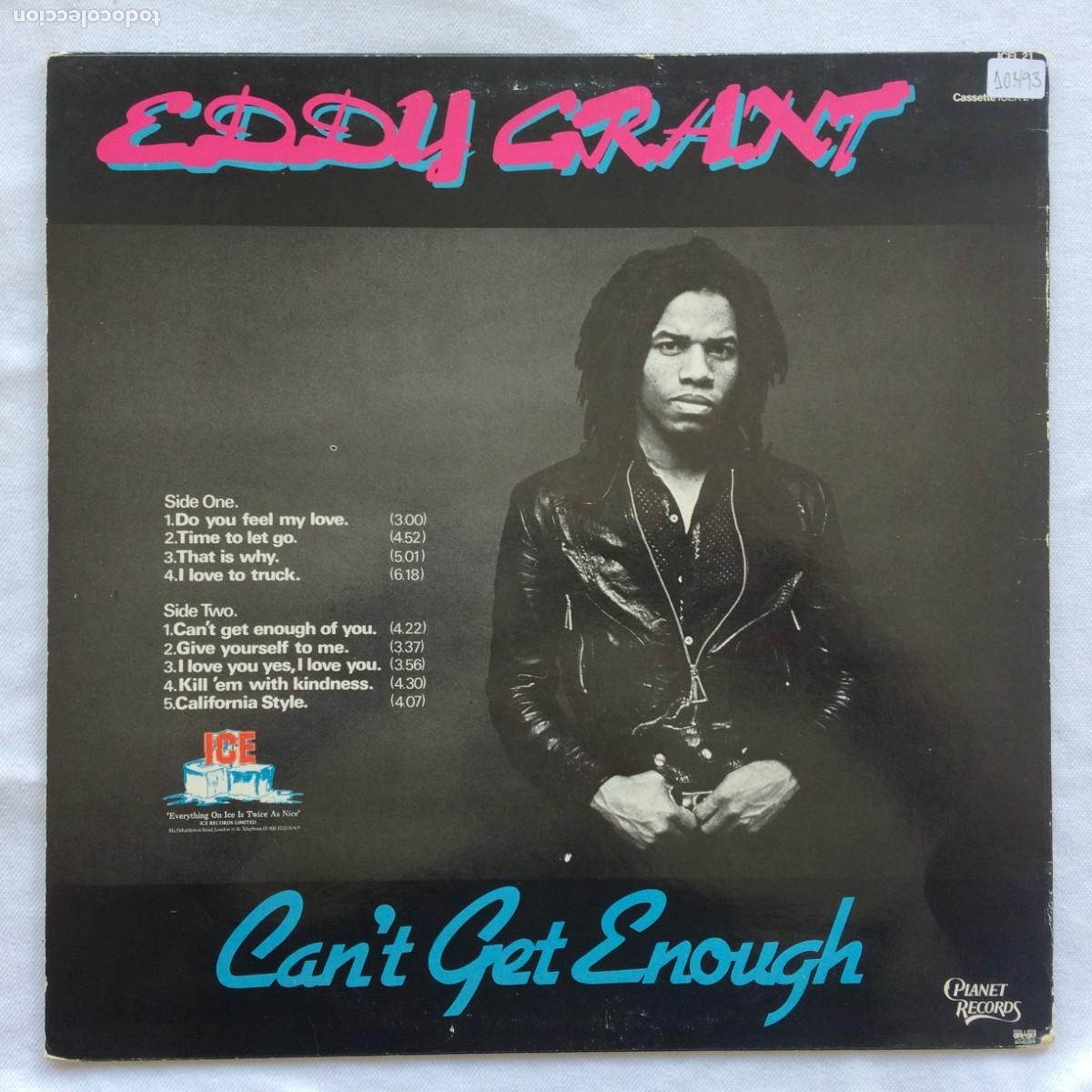 Discos de vinilo: Eddy Grant &lrm;&ndash; Cant Get Enough Scandinavia 1981 Ice - Foto 2