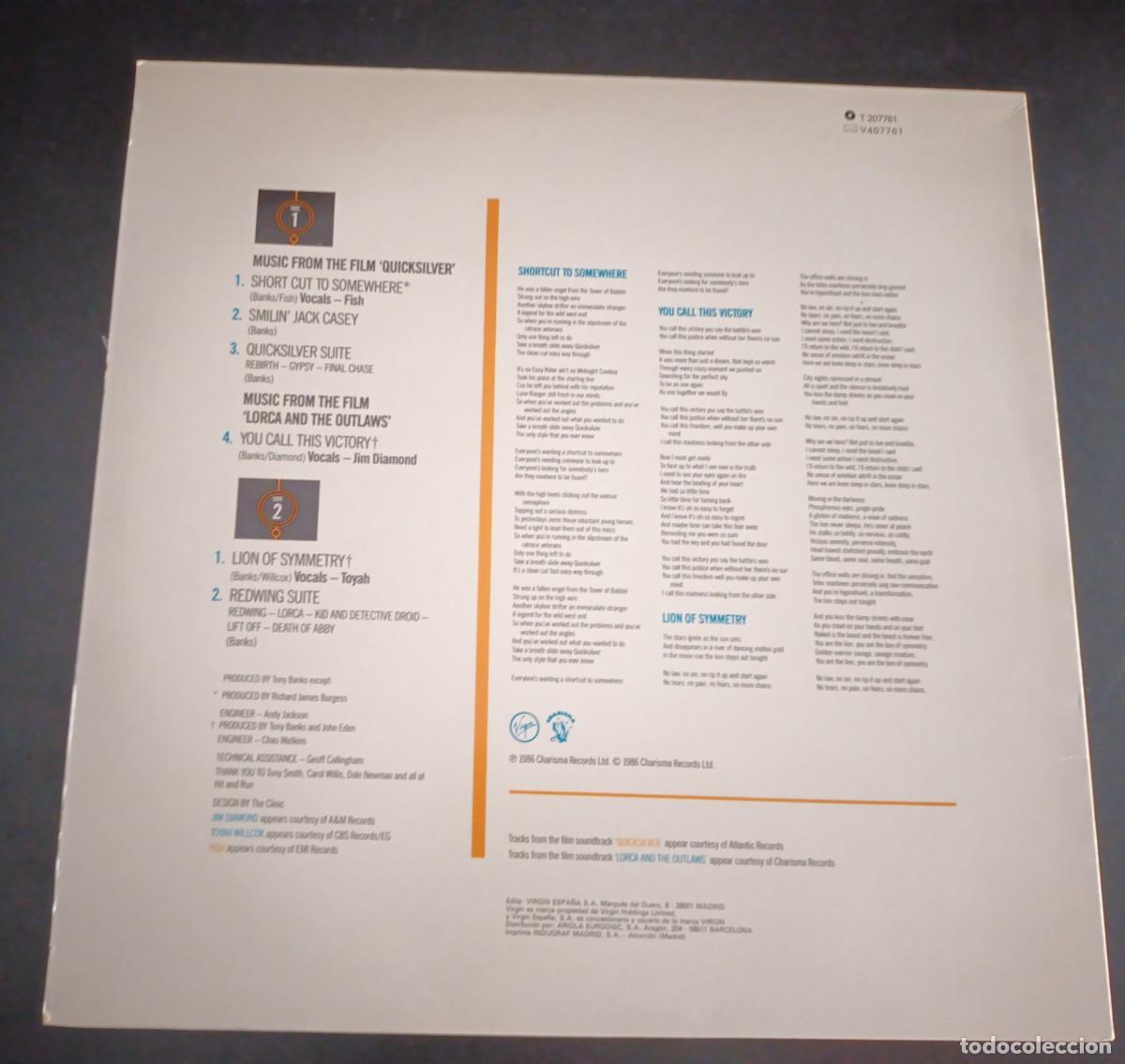 Discos de vinilo: TONY BANKS - SOUNDTRACKS - LP - Foto 2
