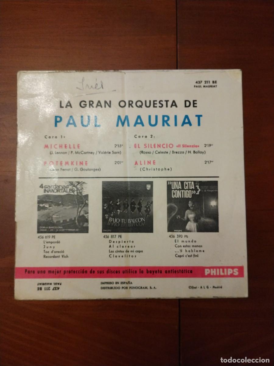 Discos de vinilo: La gran orquesta de Paul Mauriat, single - Foto 2