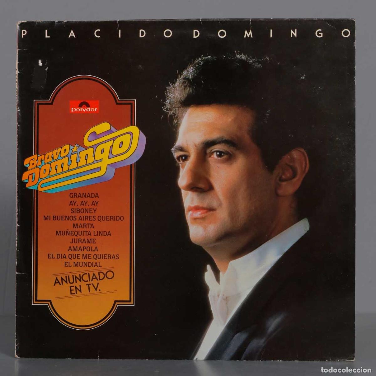 Discos de vinilo: LP. Placido Domingo &ndash; Bravo Domingo - Foto 1