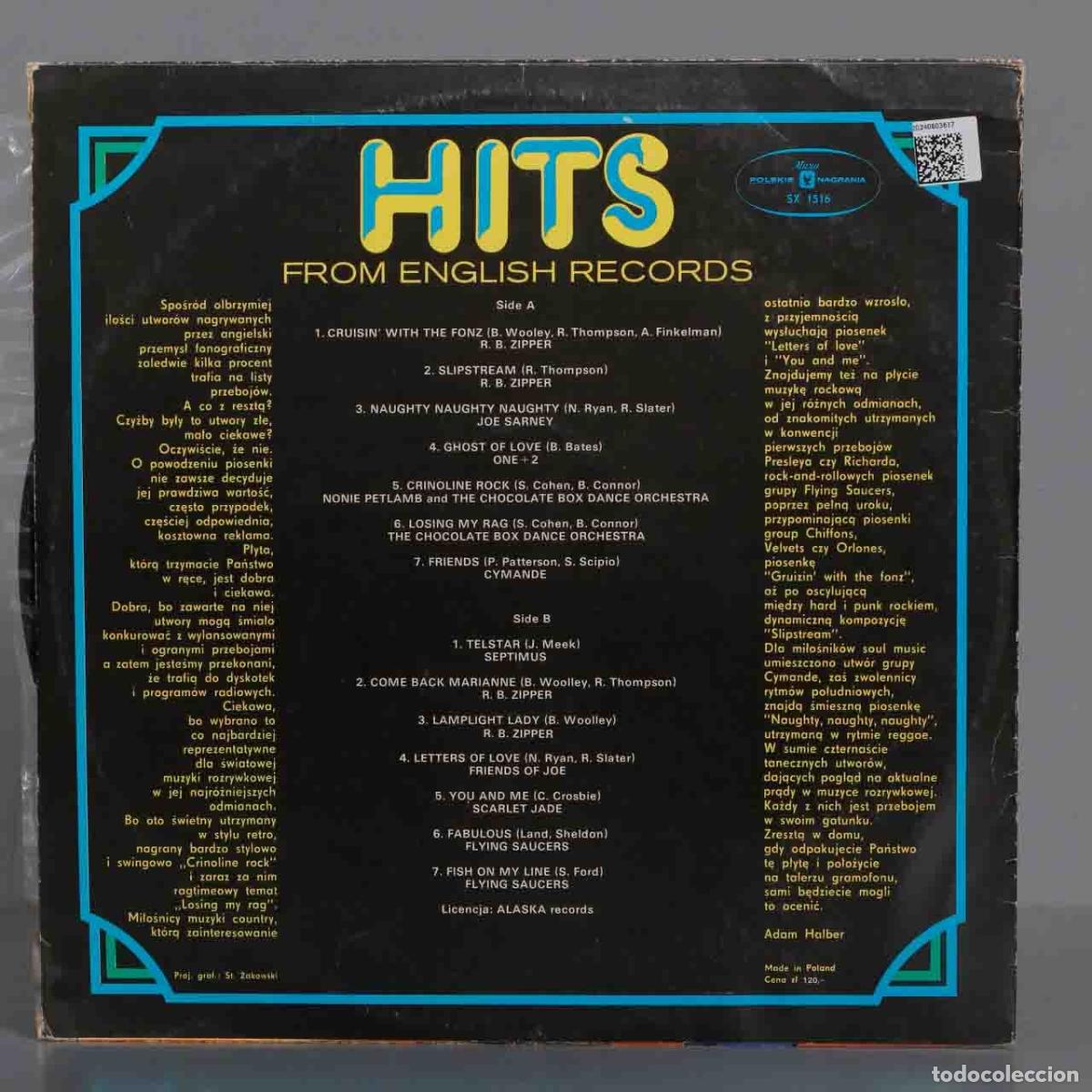 Discos de vinilo: LP. Hits From English Records - Foto 2