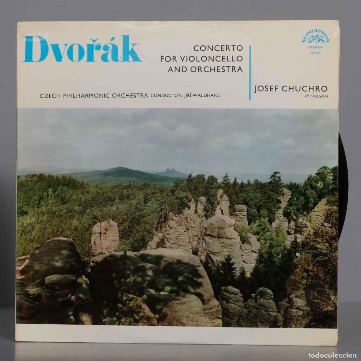 Disques de vinyle: LP. Waldhans &ndash; Concerto In B Minor For Violoncello and Orchestra Op. 104. DVORAK