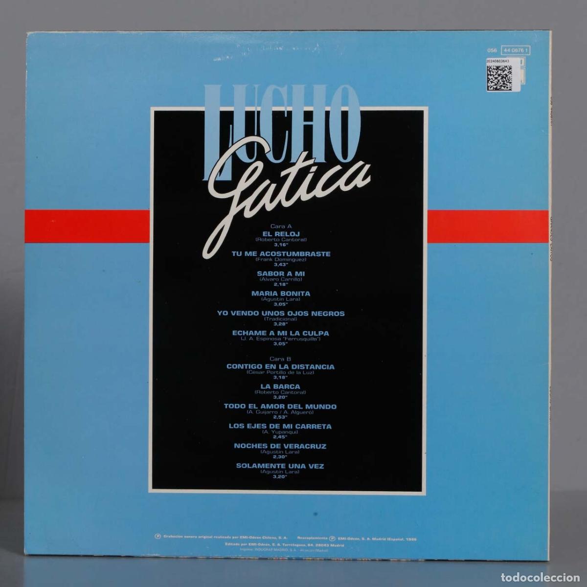 Discos de vinilo: LP. Lucho Gatica &ndash; Grandes &Eacute;xitos - Foto 2