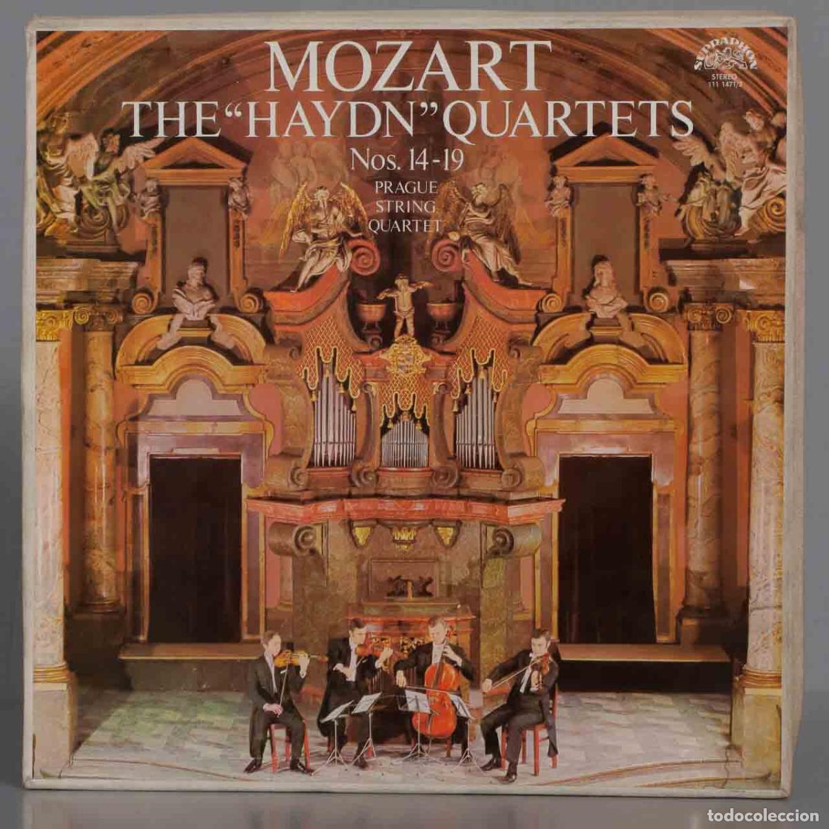 Discos de vinilo: LP. Mozart, Prague String Quartet &ndash; The &acute;Haydn&acute; Quartets No 14-19 - Foto 1