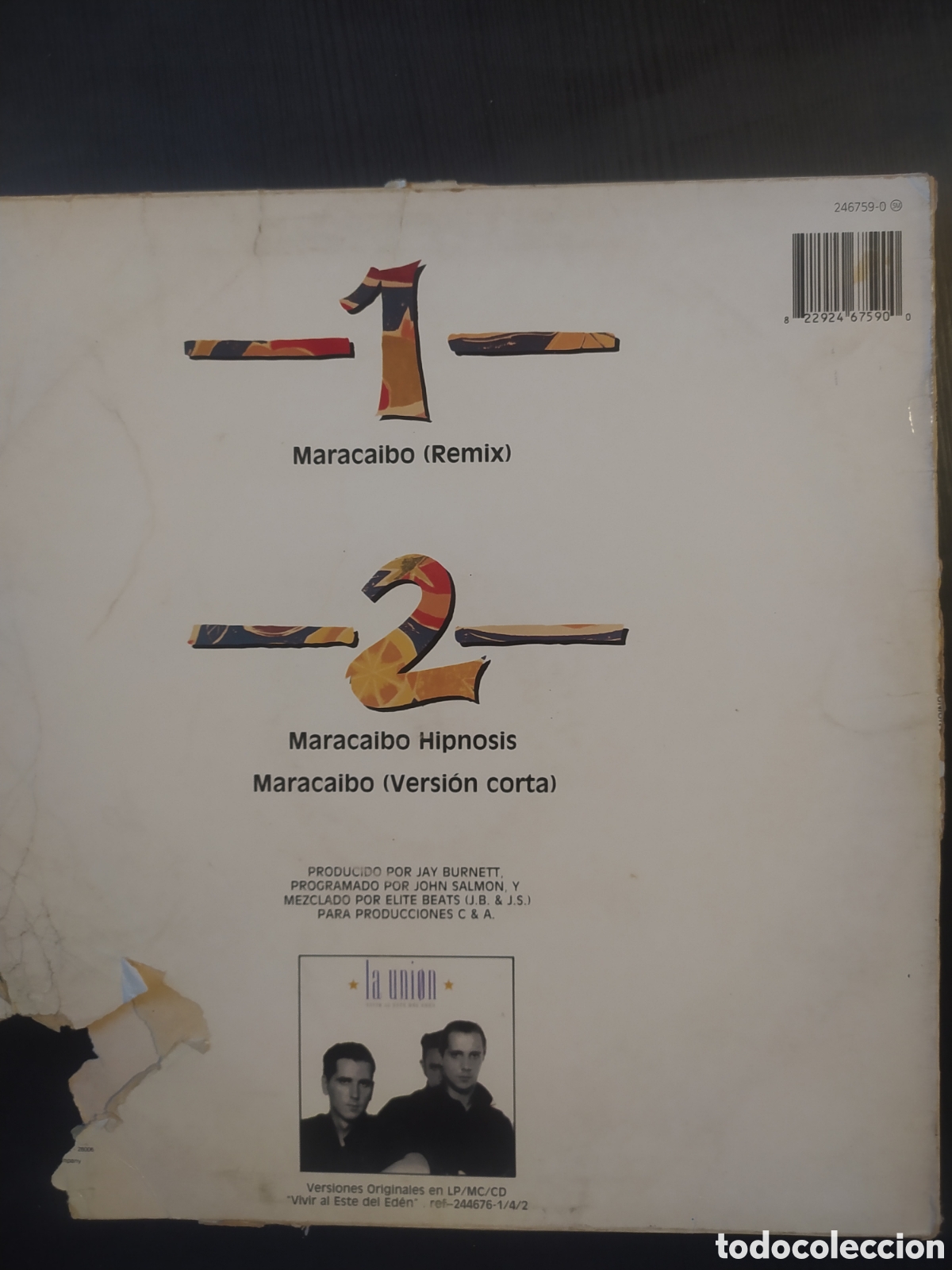 Discos de vinilo: La Uni&oacute;n Maracaibo editado en Espa&ntilde;a - Foto 2