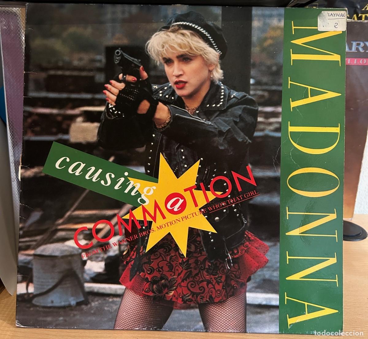 Discos de vinilo: Madonna &lrm;&ndash; Causing A Commotion. VINILO. Estado. Vg / Good +. 1987. Edici&oacute;n Spain - Foto 1