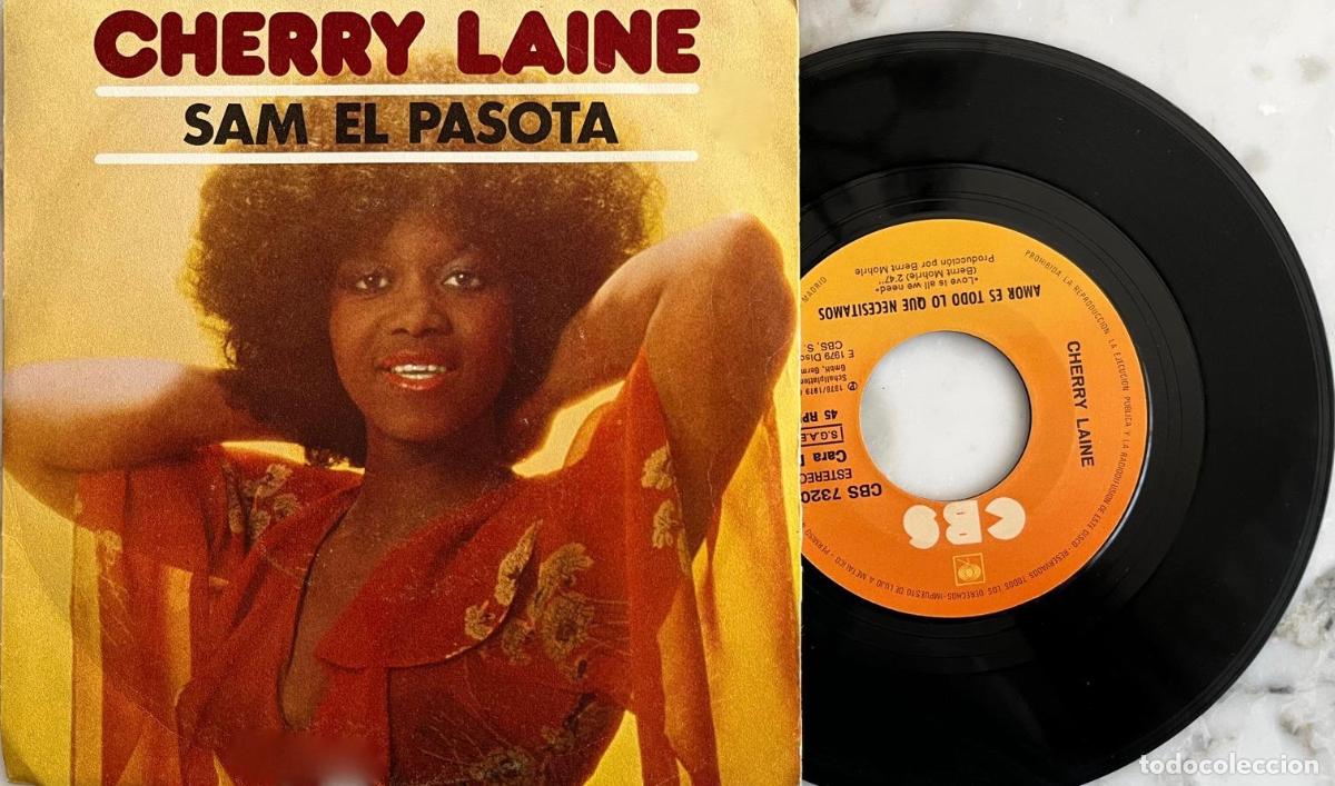 Discos de vinilo: CHERRY LAINE. SAM EL PASOTA. SINGLE ORIGINAL ESPA&Ntilde;A - Foto 1