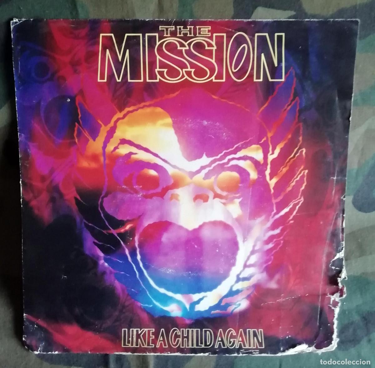 Discos de vinil: S&Oacute;LO PORTADA 7'' THE MISSION-like a child again