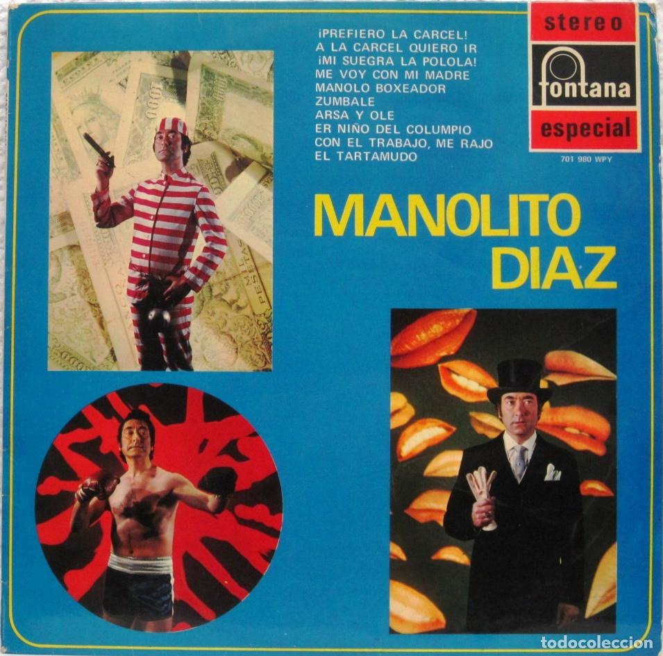 Discos de vinilo: MANOLITO DIAZ - VARIOS TEMAS - LP - Foto 1