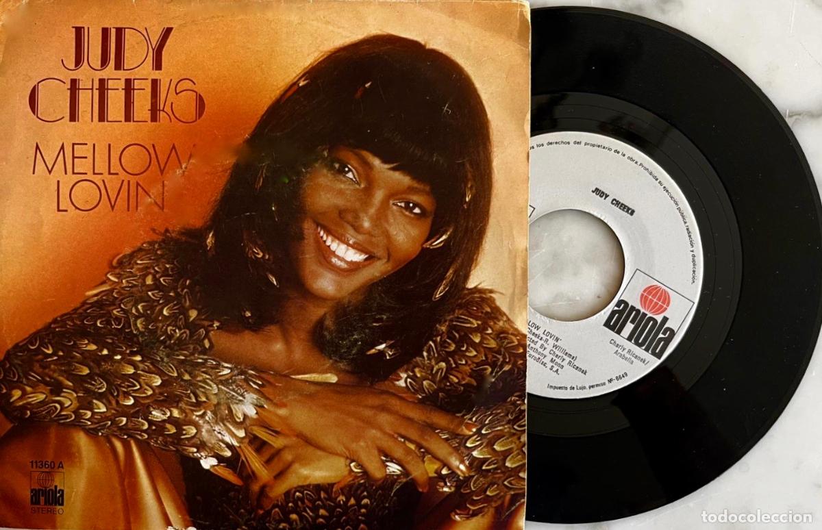 Discos de vinilo: JUDY CHEEKS. MELLOW LOVIN. SINGLE ORIGINAL ESPA&Ntilde;A - Foto 1
