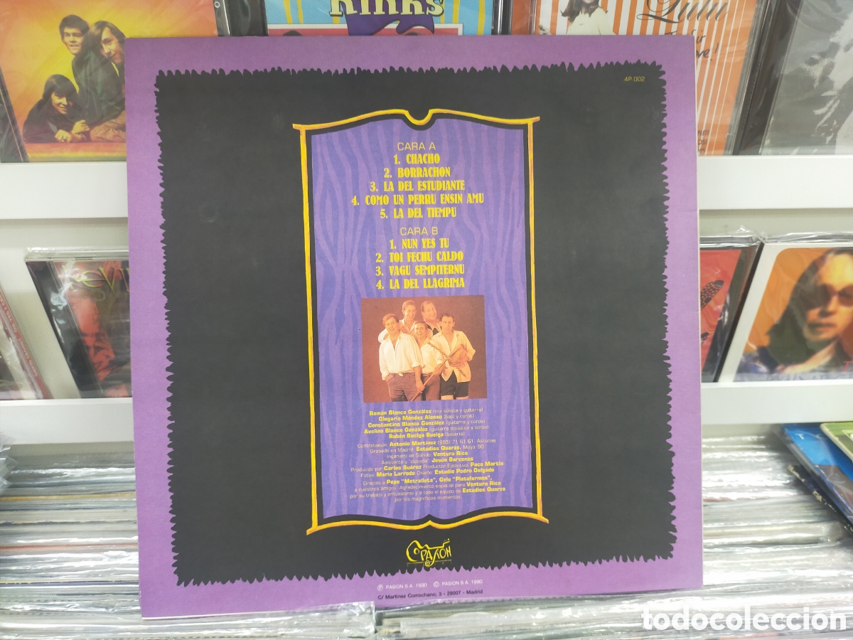 Discos de vinilo: Los berrones LP si rompe,que rompa! 1990 - Foto 2