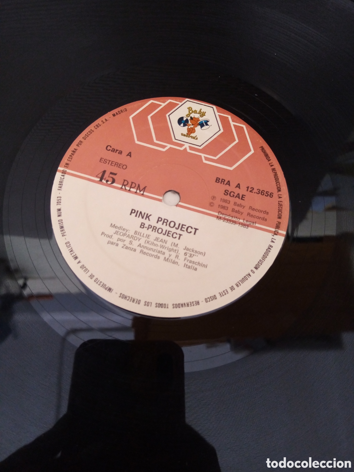 Discos de vinilo: Pink Project. B. Project. Supersingle - Foto 3