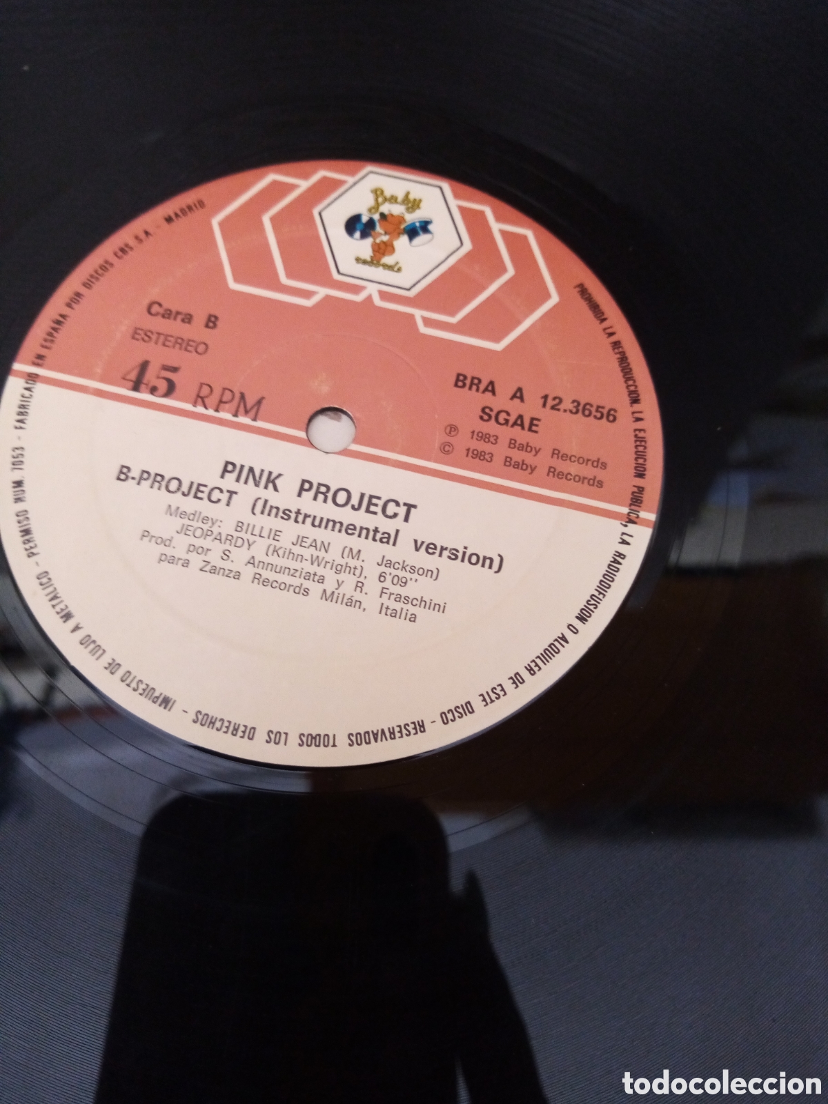 Discos de vinilo: Pink Project. B. Project. Supersingle - Foto 4