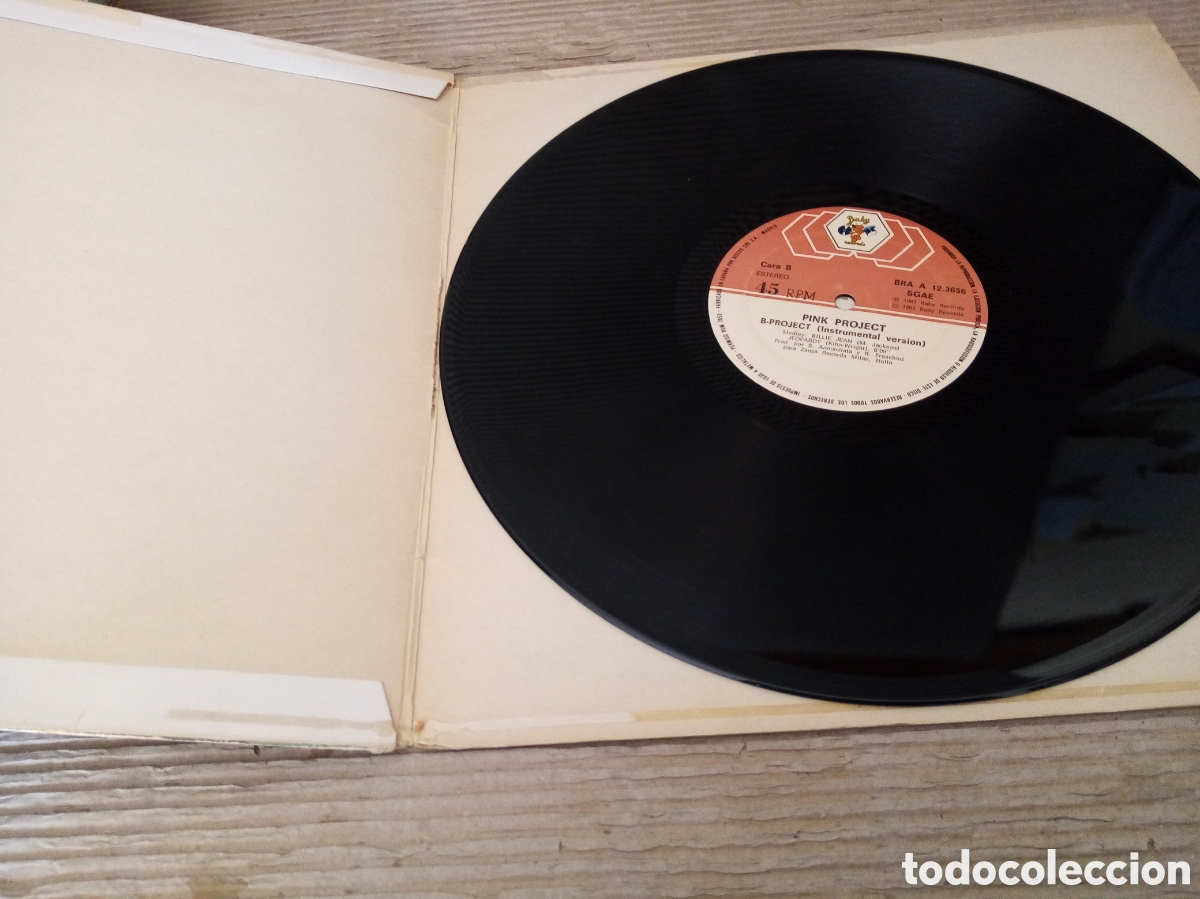 Discos de vinilo: Pink Project. B. Project. Supersingle - Foto 5
