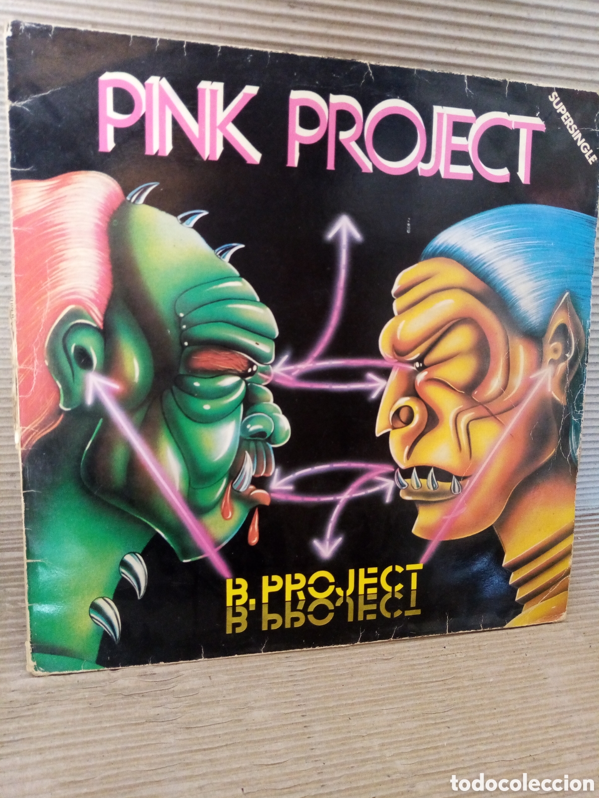 Discos de vinilo: Pink Project. B. Project. Supersingle - Foto 1