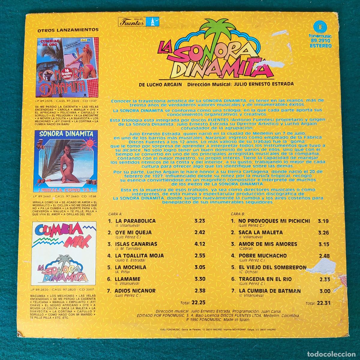 Discos de vinilo: La Sonora Dinamita &ndash; Tropicalisima - Foto 2