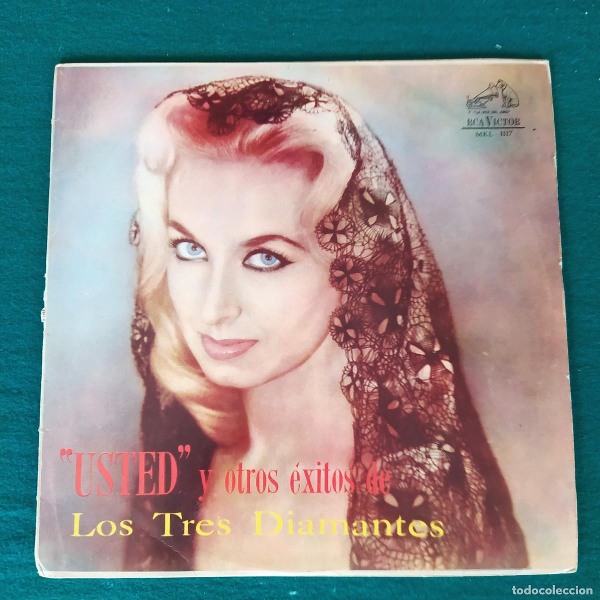 Discos de vinilo: Los Tres Diamantes &ndash; &rdquo;Usted&rdquo; Y Otros Exitos - Foto 1