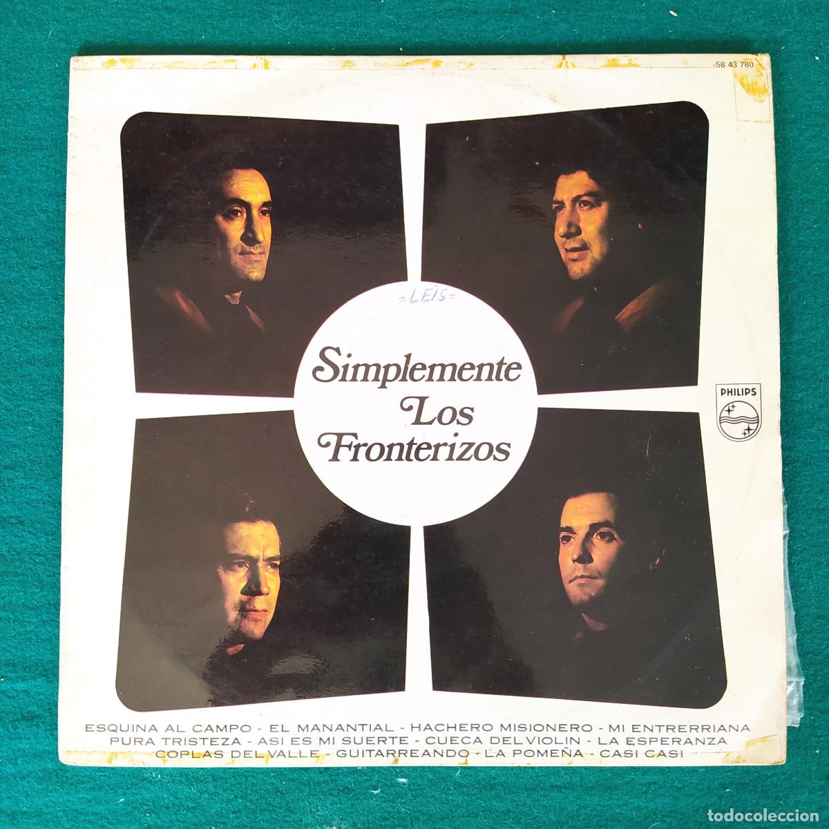 Discos de vinilo: Los Fronterizos &ndash; Simplemente Los Fronterizos - Foto 1