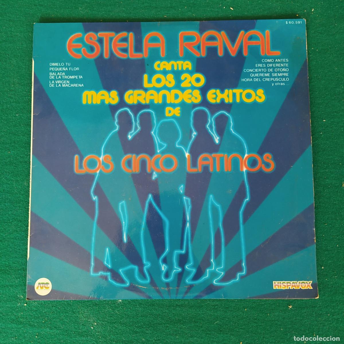 Dischi in vinile: ESTELA RAVAL CANTA LOS 20 MAS GRANDES &Eacute;XITOS DE LOS CINCO LATINOS
