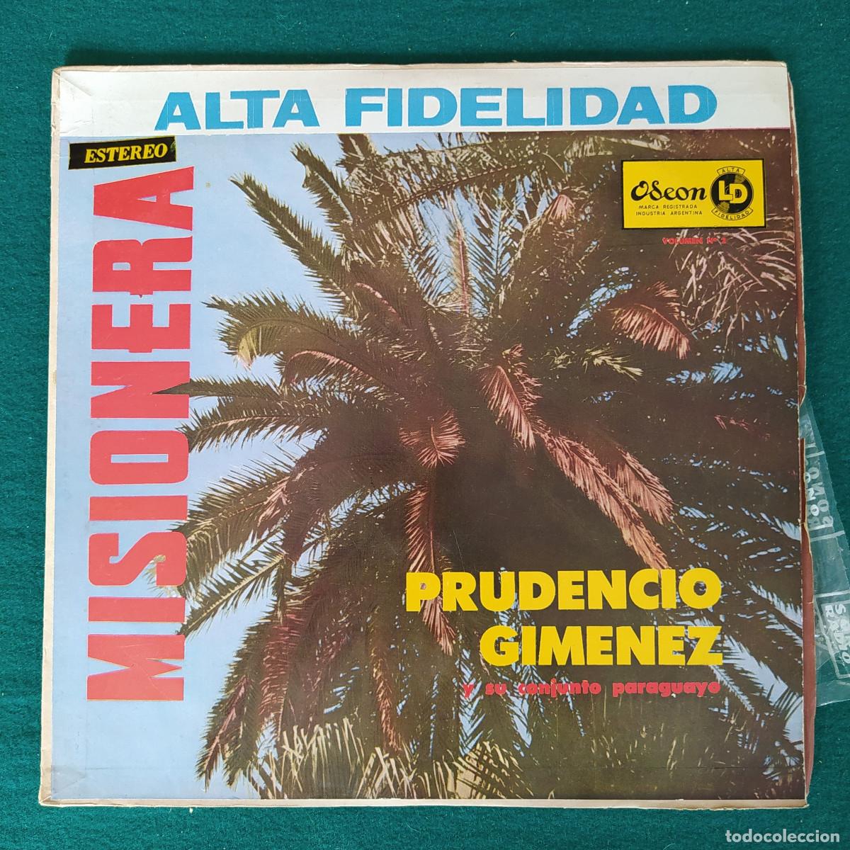 Dischi in vinile: Prudencio Gimenez Y Su Conjunto Paraguayo &ndash; Misionera