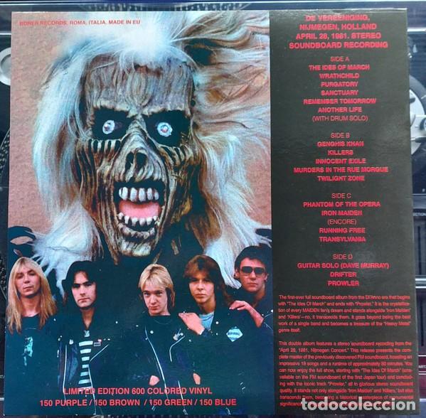 Discos de vinilo: Iron Maiden &ndash; Definitive Nijmegen 1981 2 lp - Foto 2