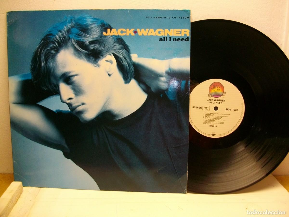 Discos de vinilo: Jack Wagner &ndash; All I Need LP 1984 - Foto 1