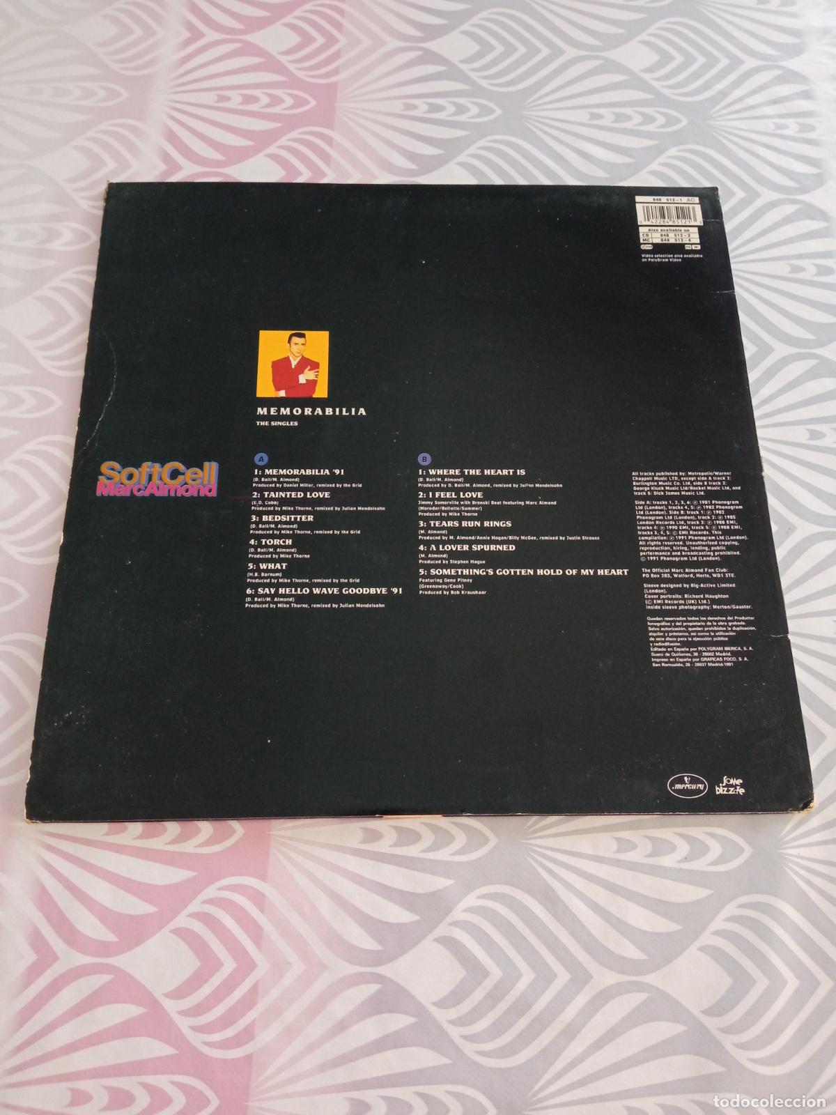 Discos de vinilo: Soft Cell / Marc Almond &lrm;&ndash; Memorabilia: The Singles - Foto 2
