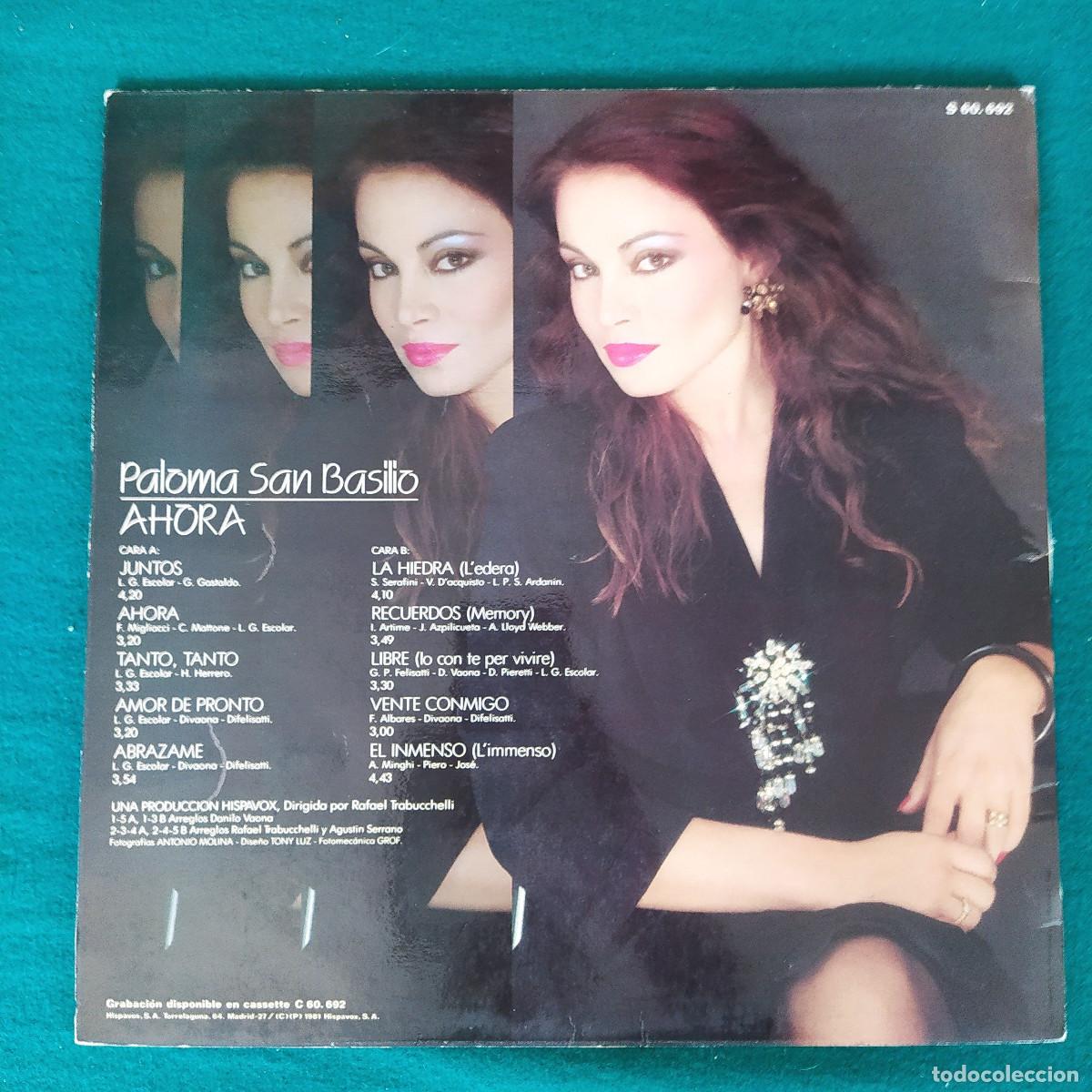 Discos de vinilo: Paloma San Basilio &ndash; Ahora - Foto 2