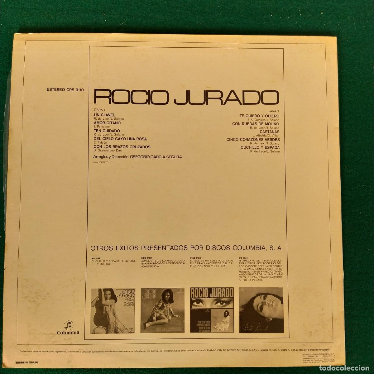 Discos de vinilo: Rocio Jurado &ndash; Rocio Jurado - Foto 2