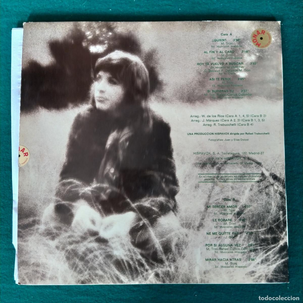 Discos de vinilo: Mari Trini &ndash; &iquest;Qui&eacute;n? - Foto 2