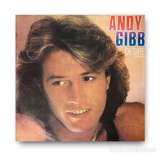 Discos de vinilo: Andy Gibb &ndash; Desire = Deseo SINGLE 7&rdquo; - Foto 1