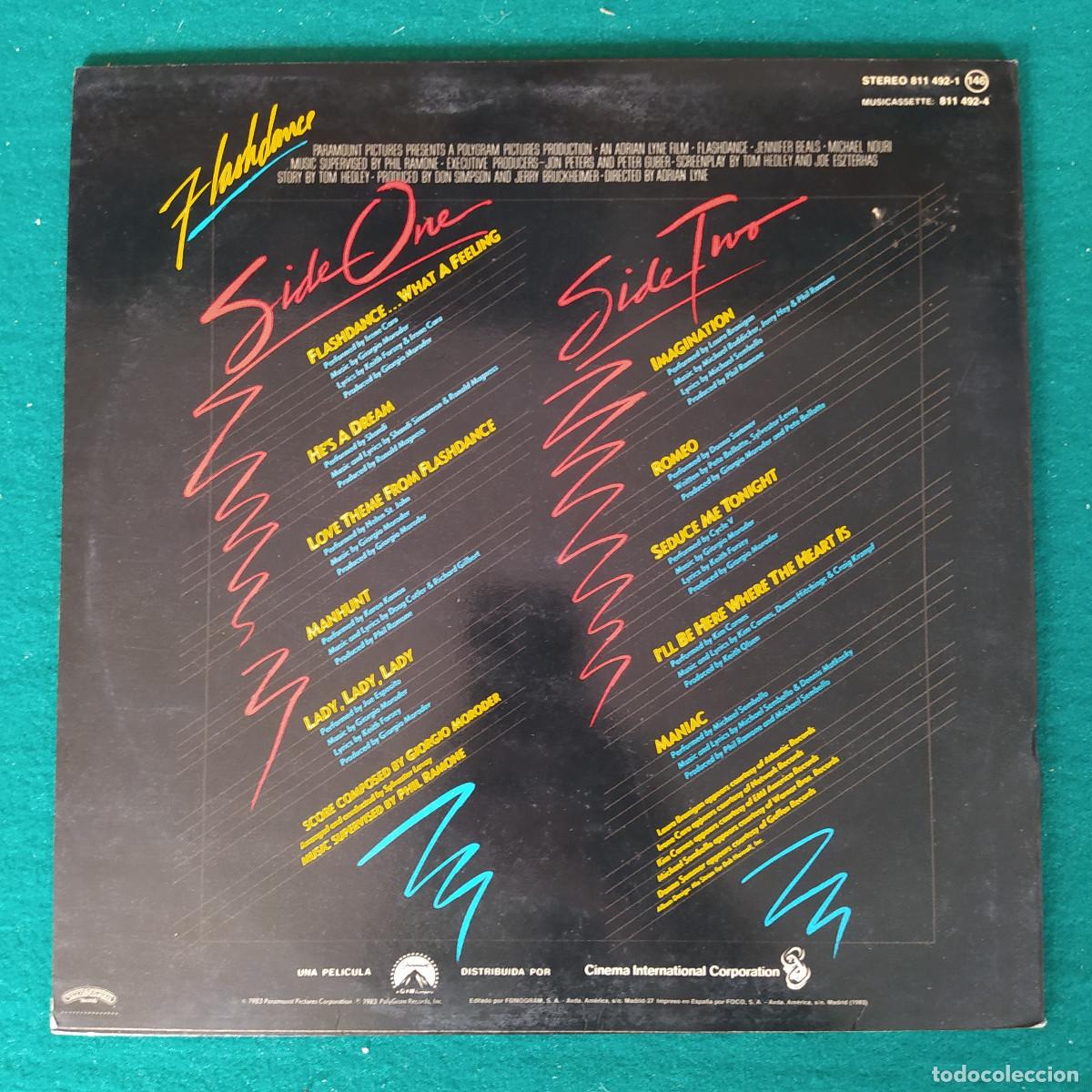 Discos de vinilo: Flashdance (Original Soundtrack From The Motion Picture) - Foto 2